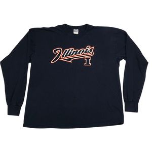 Men’s University of Illinois Illini Long Sleeve T Shirt size X-Large